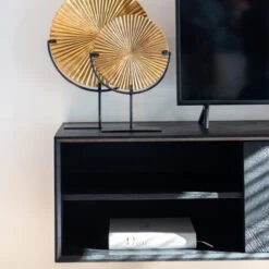 Tv-meubel Van Zwart Hout -BePureHome Verkoop richmond interiors blax tv meubel van zwart hout 12