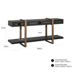 Dressoir Donker Eiken -BePureHome Verkoop richmond interiors cambon dressoir donker eiken 06