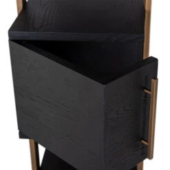 Wandkast Hout En Goud -BePureHome Verkoop richmond interiors cambon wandkast hout en goud 10