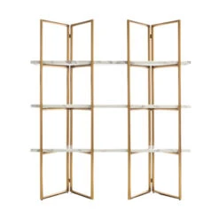 Design Stellingkast Met Marmer