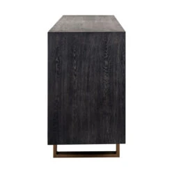Zwart Dressoir Met Goud 9 Zwart Dressoir Met Goud -BePureHome Verkoop richmond interiors hunter zwart dressoir met goud 02