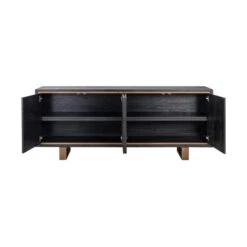 Zwart Dressoir Met Goud 8 Zwart Dressoir Met Goud -BePureHome Verkoop richmond interiors hunter zwart dressoir met goud 03