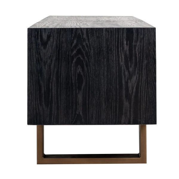 Zwart Tv-meubel Met Goud 4 Zwart Tv-meubel Met Goud - Afbeelding 4