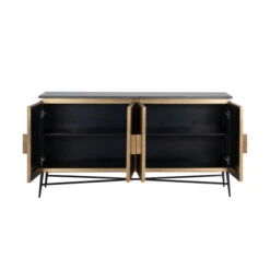 Dressoir Goud Met Marmer -BePureHome Verkoop richmond interiors ironville dressoir goud met marmer 06