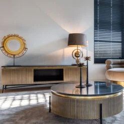 Tv-meubel Messing En Marmer 11 Tv-meubel Messing En Marmer -BePureHome Verkoop richmond interiors ironville tv meubel messing en marmer 09