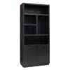Boekenkast Zwart Eiken -BePureHome Verkoop richmond interiors oakura boekenkast zwart eiken links 01 1