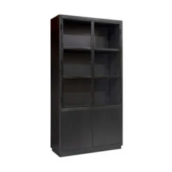 Moderne Buffetkast Zwart Eiken