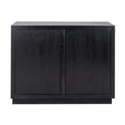 Zwart Dressoir 2-deurs Eiken -BePureHome Verkoop richmond interiors oakura zwart dressoir 2 deurs eiken 03