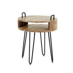 Rond Nachtkastje Acaciahout -BePureHome Verkoop rond nachtkastje acaciahout ari giani 03