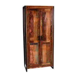 Sloophouten Kast Met Planken -BePureHome Verkoop sloophouten wandkast met planken ary lavis 06