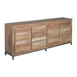 Teak Dressoir Met Wit -BePureHome Verkoop teak dressoir met wit tower living venetie 01