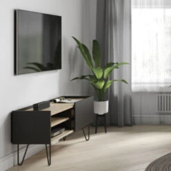 Tv-meubel Met Eiken -BePureHome Verkoop temahome nina eiken tv meubel 09