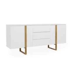 Modern Dressoir Met Eiken -BePureHome Verkoop tenzo birka modern dressoir wit met eiken 05 1
