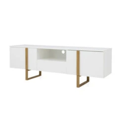 Modern Tv-meubel Met Eiken -BePureHome Verkoop tenzo birka modern tv meubel wit met eiken 02 1