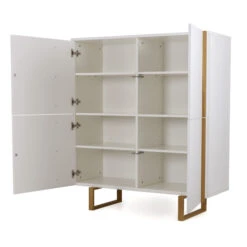 Moderne Bergkast Met Eiken -BePureHome Verkoop tenzo birka moderne bergkast wit met eiken 04 1