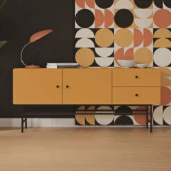 Modern Dressoir -BePureHome Verkoop tenzo cocktail modern dressoir mustard 01 1