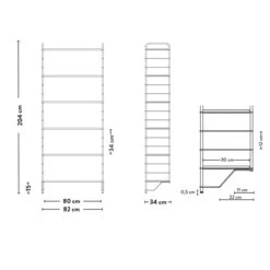 Witte Wandkast Samenstellen -BePureHome Verkoop tenzo dakota samen te stellen wandkast 08