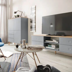 Matte Wandkast Met Eiken -BePureHome Verkoop tenzo dot eiken kledingkast 05