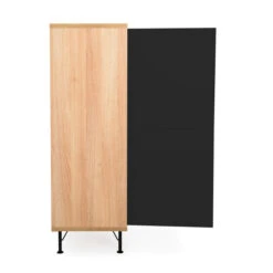 Eiken Wandkast Mat Zwart -BePureHome Verkoop tenzo flow eiken wandkast 06