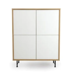 Eiken Wandkast Mat Zwart -BePureHome Verkoop tenzo flow eiken wandkast 08