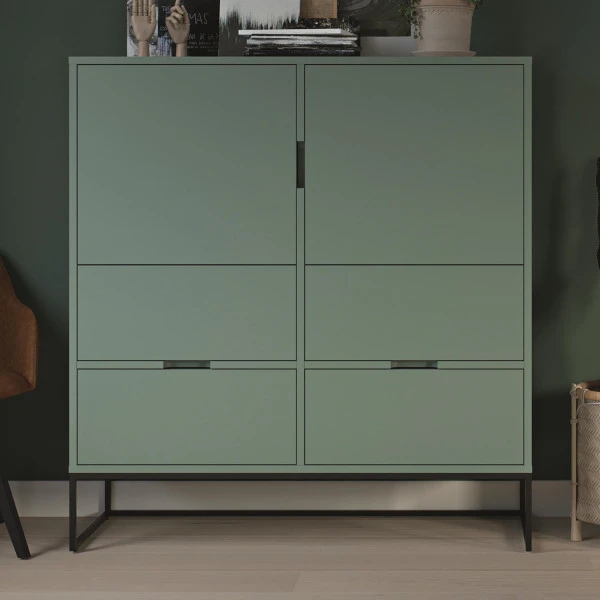 Breede Scandinavisch Wandkast 1 Breede Scandinavisch Wandkast