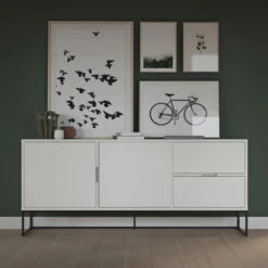 Dressoir Met Deuren En Lades -BePureHome Verkoop tenzo lipp dressoir met deuren en lades wit 02 1