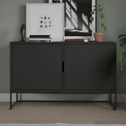 Modern Dressoir Met Deuren -BePureHome Verkoop tenzo lipp modern dressoir met deuren zwart 05 1