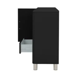 Retro Dressoir -BePureHome Verkoop tenzo malibu retro dressoir zwart 07 1