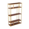 Gouden Stellingkast Met Hout -BePureHome Verkoop tower living belvedere gouden stellingkast met hout