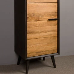 Smalle Wandkast Eiken Linksdraaiend -BePureHome Verkoop tower living bresso smalle wandkast eiken linksdraaiend 02