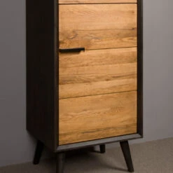 Smalle Wandkast Eiken Rechtsdraaiend -BePureHome Verkoop tower living bresso smalle wandkast eiken rechtsdraaiend 02