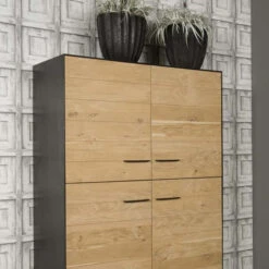 Wandkast Eiken Met Metaal -BePureHome Verkoop tower living lido wandkast eiken met metaal 03