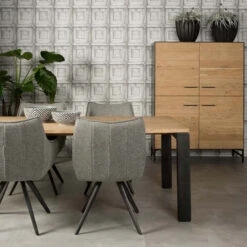 Wandkast Eiken Met Metaal -BePureHome Verkoop tower living lido wandkast eiken met metaal 04