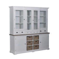 Buffetkast Landelijk Met Manden 3 Buffetkast Landelijk Met Manden -BePureHome Verkoop tower living napoli buffetkast landelijk met manden 02