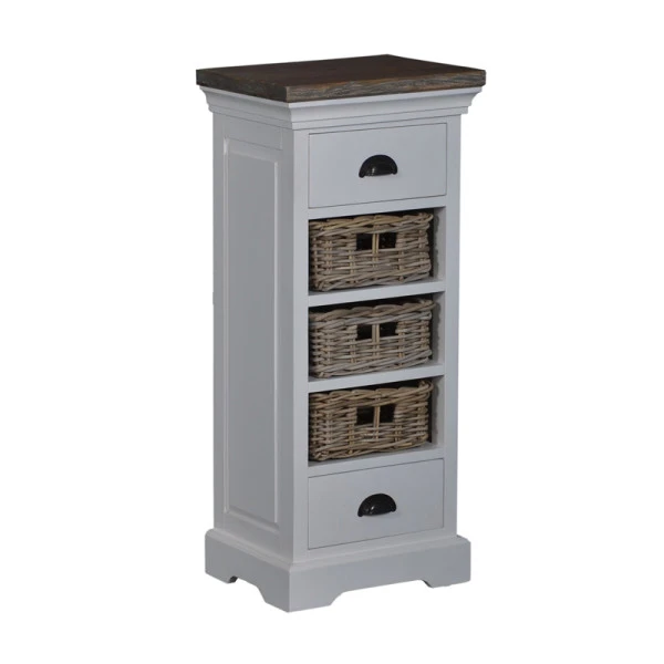 Ladekast Met Manden 90cm 2 Ladekast Met Manden 90cm - Afbeelding 2