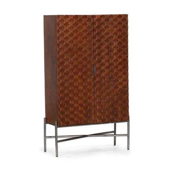 Wandkast Met Houtsnijwerk 1 Wandkast Met Houtsnijwerk