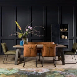 Zwarte Wandkast Industrieel -BePureHome Verkoop tower living paterno industriele wandkast 01 1