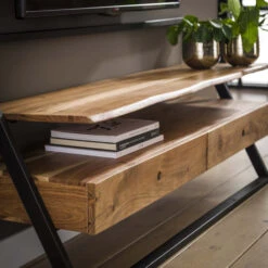 TV-meubel Industrieel Acacia Hout -BePureHome Verkoop tv meubel industrieel design lean giani 03
