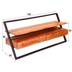 TV-meubel Industrieel Acacia Hout -BePureHome Verkoop tv meubel industrieel design lean giani 04