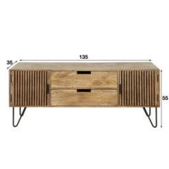 Tv-meubel Mangohout Met Ribbel Deuren -BePureHome Verkoop tv meubel mangohout met ribbel deuren tweak giani 09