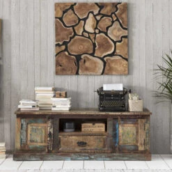 TV-meubel Sloophout Gerecycled