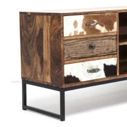 Tv-meubel Sheesham En Koehuid -BePureHome Verkoop tv meubel rodeo kare design 03 800x800 1