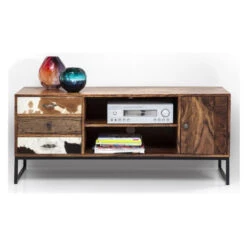 Tv-meubel Sheesham En Koehuid -BePureHome Verkoop tv meubel rodeo kare design 08 800x800 1