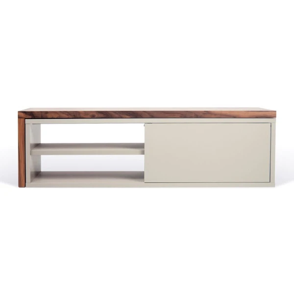 Tv-meubel Uitschuifbaar Mat Grijs 1 Tv-meubel Uitschuifbaar Mat Grijs