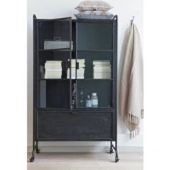 BePureHome Vitrinekast Op Wielen -BePureHome Verkoop vitrinekast op wielen bepure steel 07
