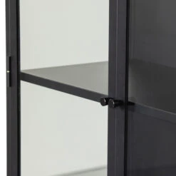 VTwonen Zwarte Vitrinekast Van Ijzer -BePureHome Verkoop vtwonen precious zwarte vitrinekast van ijzer 05