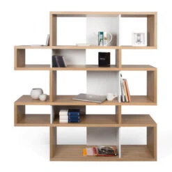 Design Boekenkast Eiken 160 Cm -BePureHome Verkoop wandkast eiken tundo amavel 160 07 800x800 1