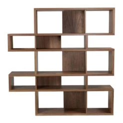 Design Boekenkast Walnoot 160 Cm -BePureHome Verkoop wandkast noten tundo amavel 160 101 800x800 1