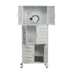 WOOOD Zwarte Lockerkast Op Wielen -BePureHome Verkoop woood boaz verrijdbare lockerkast 04