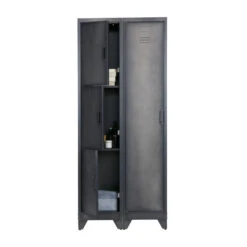 WOOOD Smalle Lockerkast Metaal -BePureHome Verkoop woood cas metalen lockerkast 05